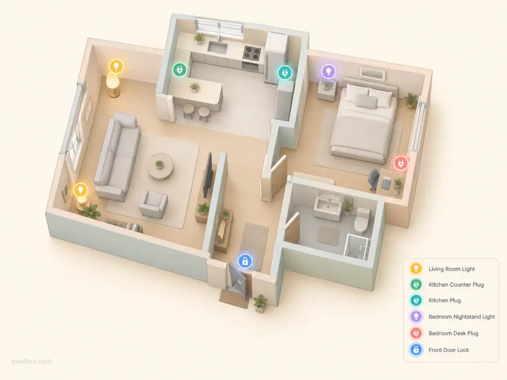 Smart Home Apartment Floor Plan